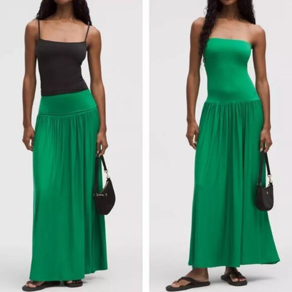 lululemon athletica Dresses & Skirts - Lululemon 2-in-1 Maxi Dress Size XL